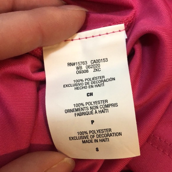 Donated!!!!Last chance ❗️NWT Hanes Sport Pink Long Sleeved Tee - Picture 6 of 6